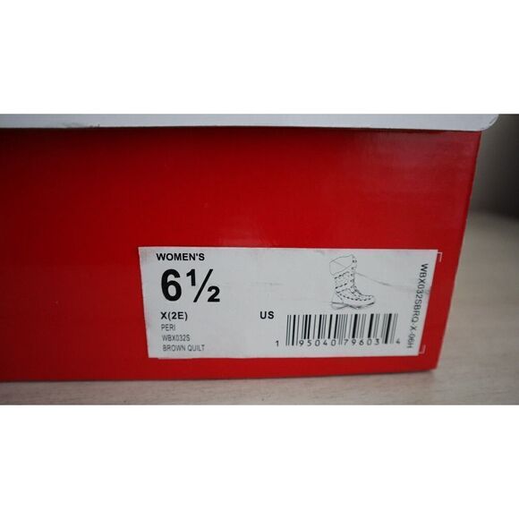 Propèt WBX032S Women's Sz 6.5 Brown Quilt Peri Boots - Picture 9 of 10